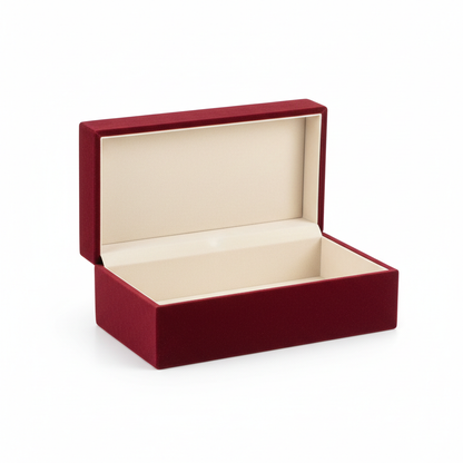 Large Burgundy Velvet Gift Box