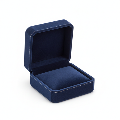 Medium Navy Velvet Gift Box